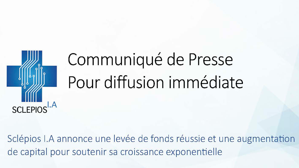 Communiqué de Presse : Une levée de fonds réussie !